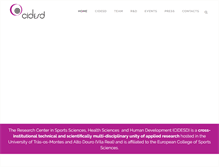 Tablet Screenshot of cidesd.utad.pt