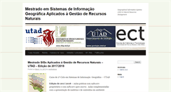 Desktop Screenshot of mestradosig.utad.pt