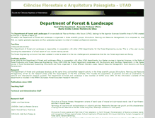 Tablet Screenshot of forestlandscape.utad.pt